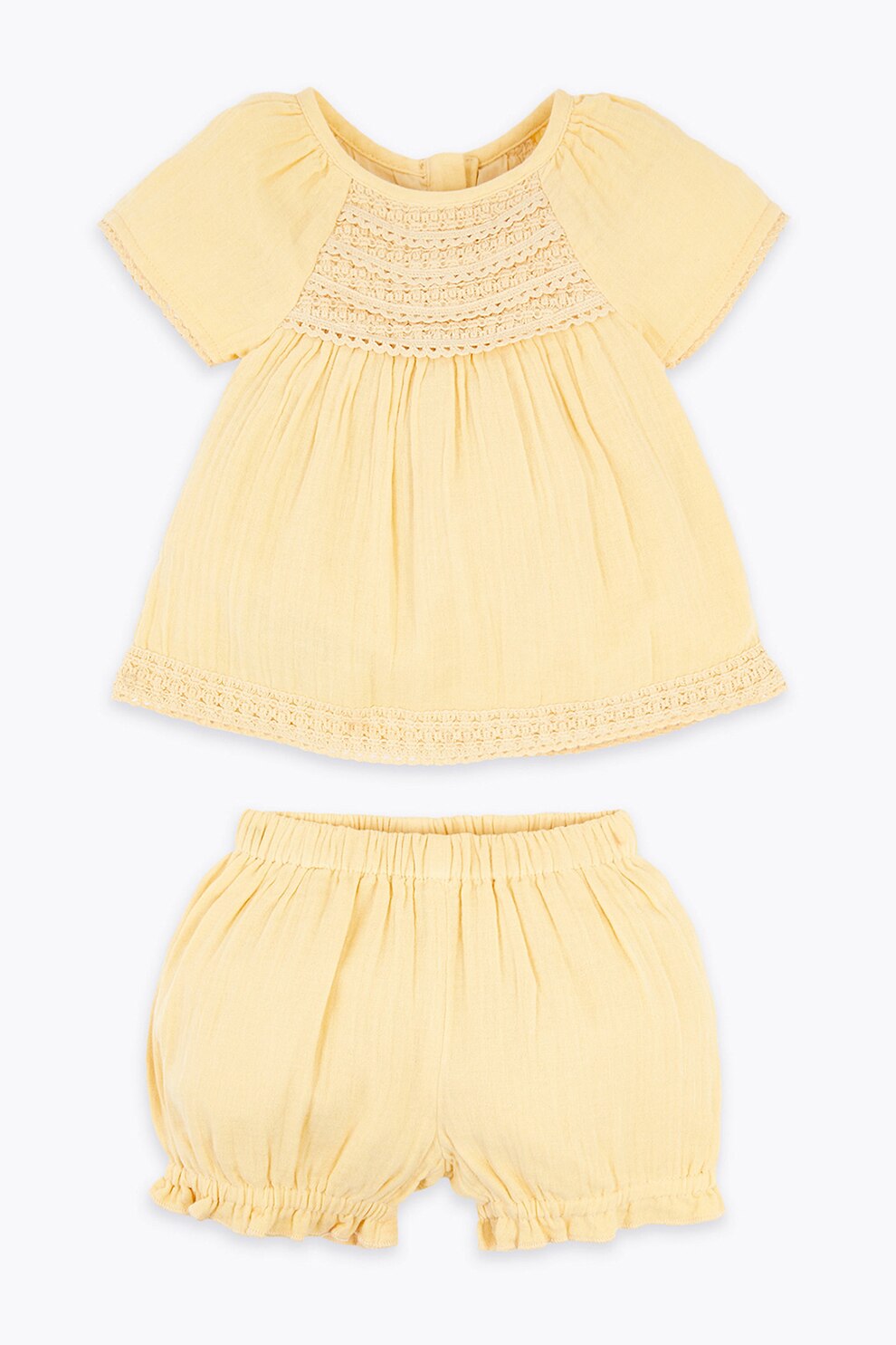 Marks & Spencer, Set de bluza si chiloti, Galben