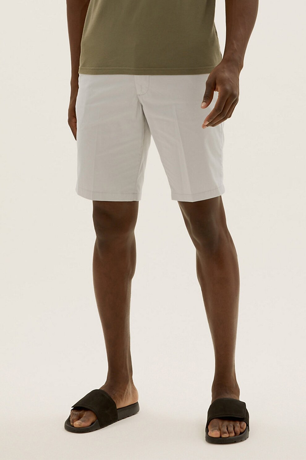 Marks & Spencer, Pantaloni scurti chino, Alb