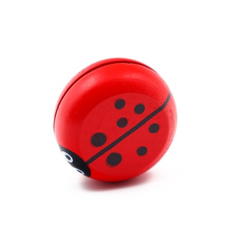 Jucarie Yo-Yo din lemn, Rosu Jucarie Yo-Yo din lemn, Rosu