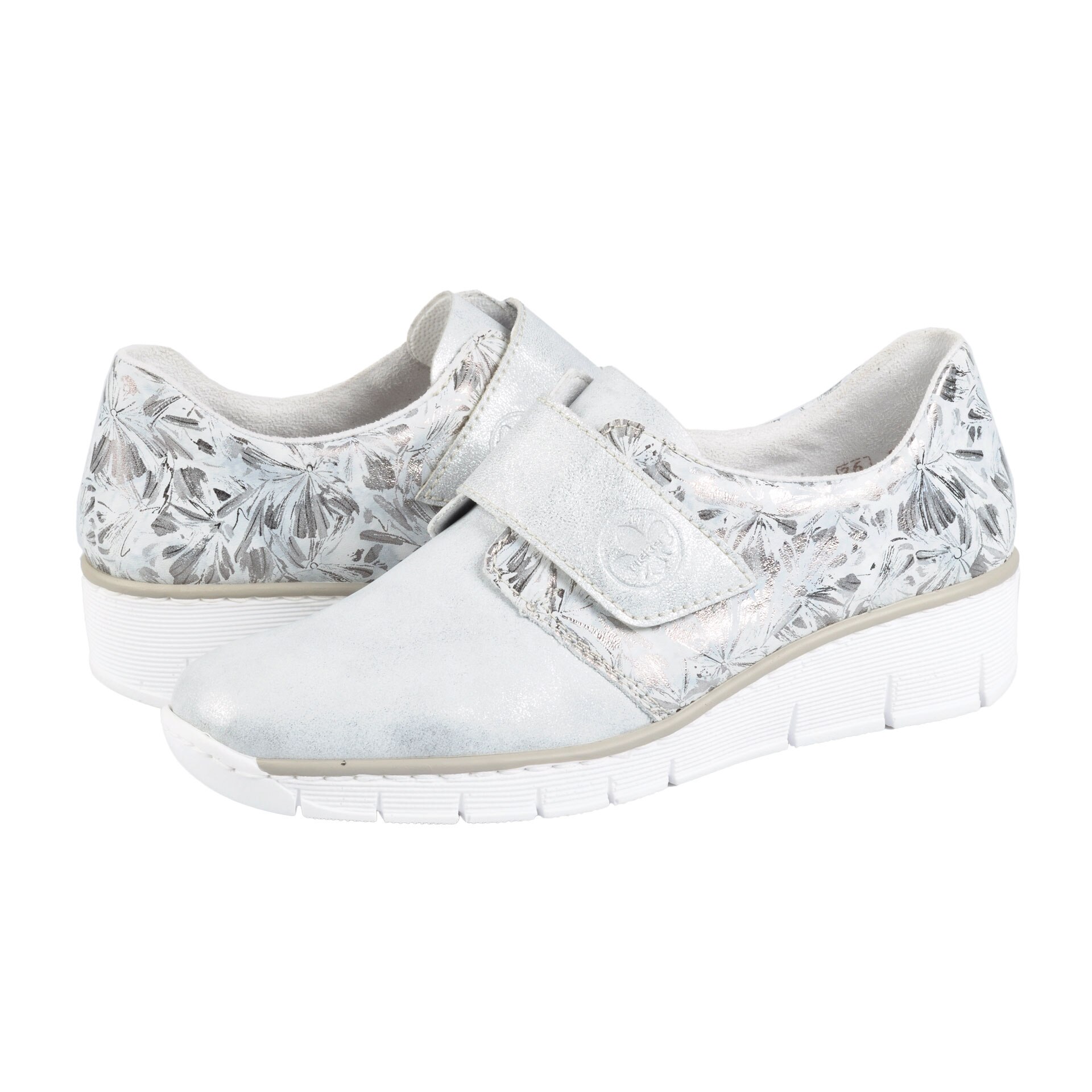 Pantofi dama Rieker Delaney, Argintiu, 38