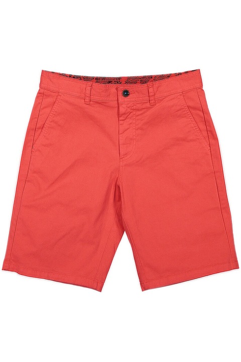 Bermude Panareha TURTLE, Bumbac/Elastan, Rosu
