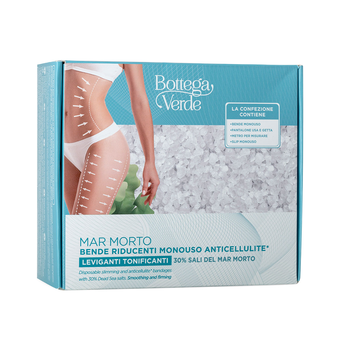 Benzi cu efect de tonifiere si anticelulitic, cu 30% saruri din marea moarta - Mar Morto, Bottega Verde
