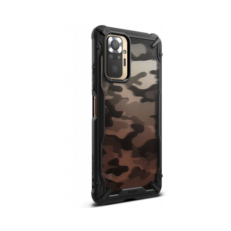 Husa Premium Ringke Fushion X Compatibila Cu Xiaomi Redmi Note 10 Pro, Camo