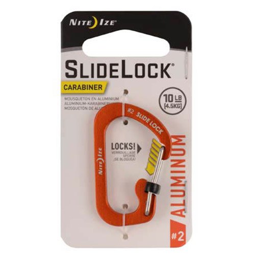 Carabiner Nite Ize SlideLock Aluminiu 2, orange