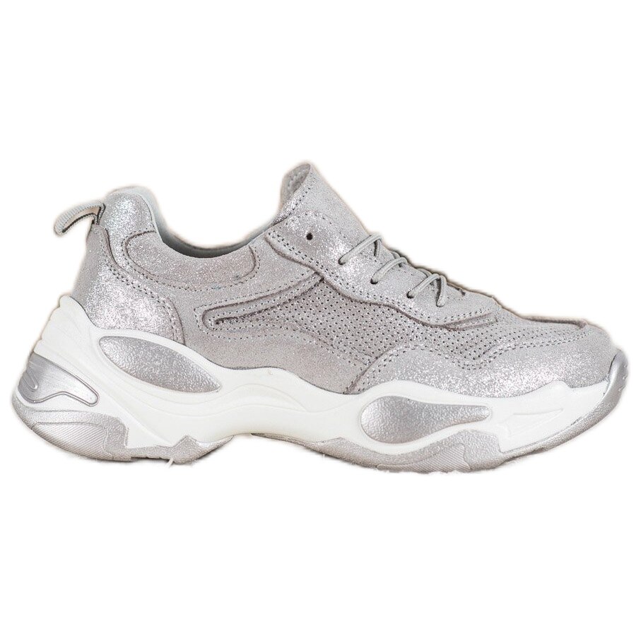 Pantofi sport pentru femei Adidasi din piele, BM77595, multicolor, EU 36