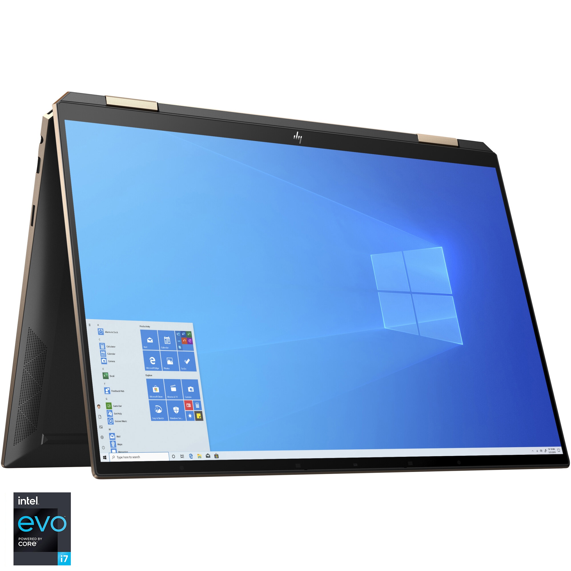 Laptop 2 in 1 HP Spectre x360 14-ea0012nn cu procesor Intel® Core™ i7-1165G7 pana la 4.70 GHz, 13.5