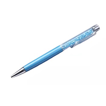 Pix cu cristale, albastru, 14 cm lungime Pix cu cristale, albastru, 14 cm lungime
