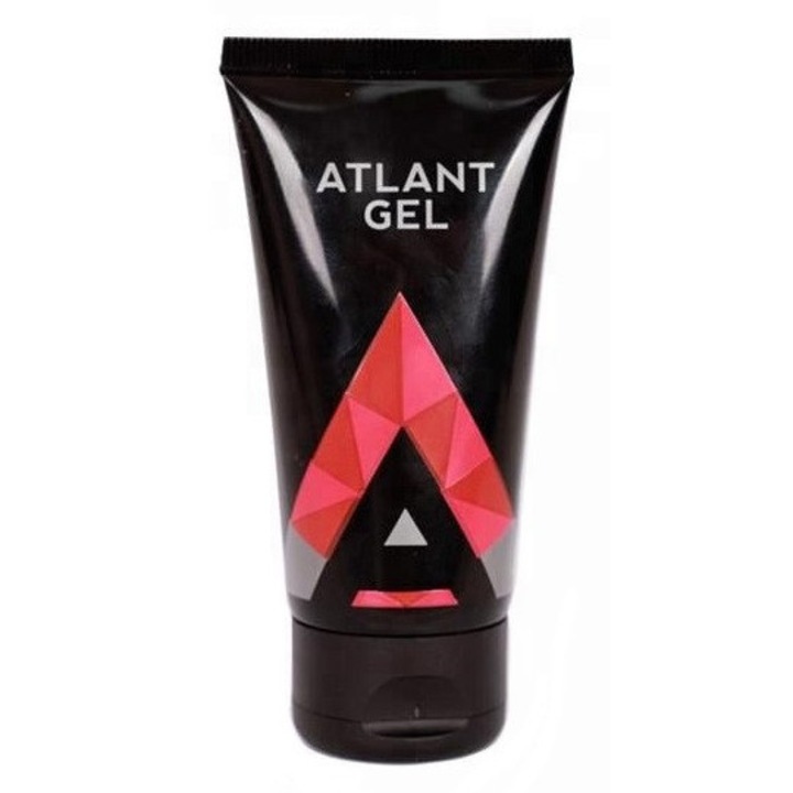 Гел за силна ерекция Atlant Gel, Против преждевременна еякулация, Увеличаване на дължината и дебелината на мъжкия полов орган, 50 мл