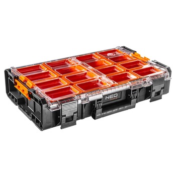 Organizator modular pentru scule, 12 compartimente, Neo 84-268 Organizator modular pentru scule, 12 compartimente, Neo 84-268