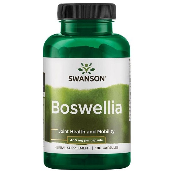 Supliment alimentar, Boswellia Serrata (400 mg) Swanson Boswellia - 100 capsule (100 doze)