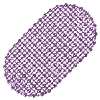 Covoras de baie antiderapant, oval, 67X37cm, magenta Covoras de baie antiderapant, oval, 67X37cm, magenta
