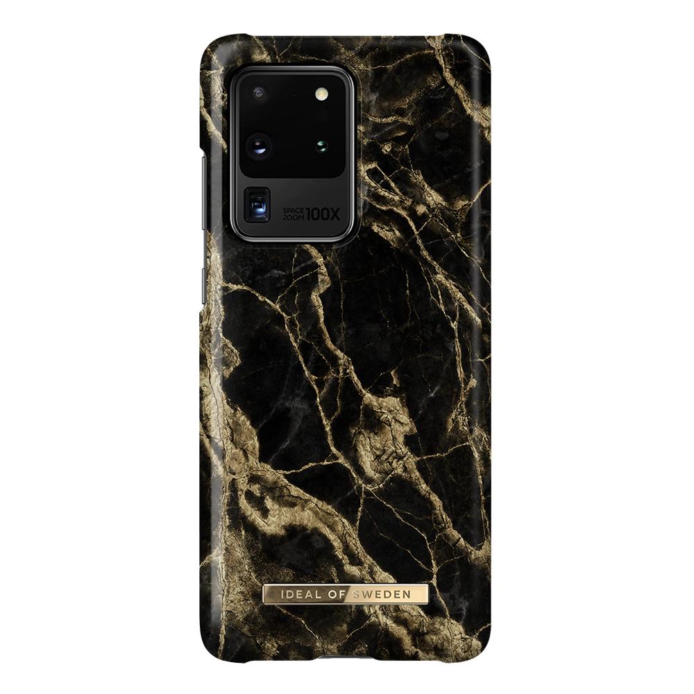 Husa Ideal Of Sweden compatibil cu Samsung Galaxy S20 Ultra Golden Smoke Marble
