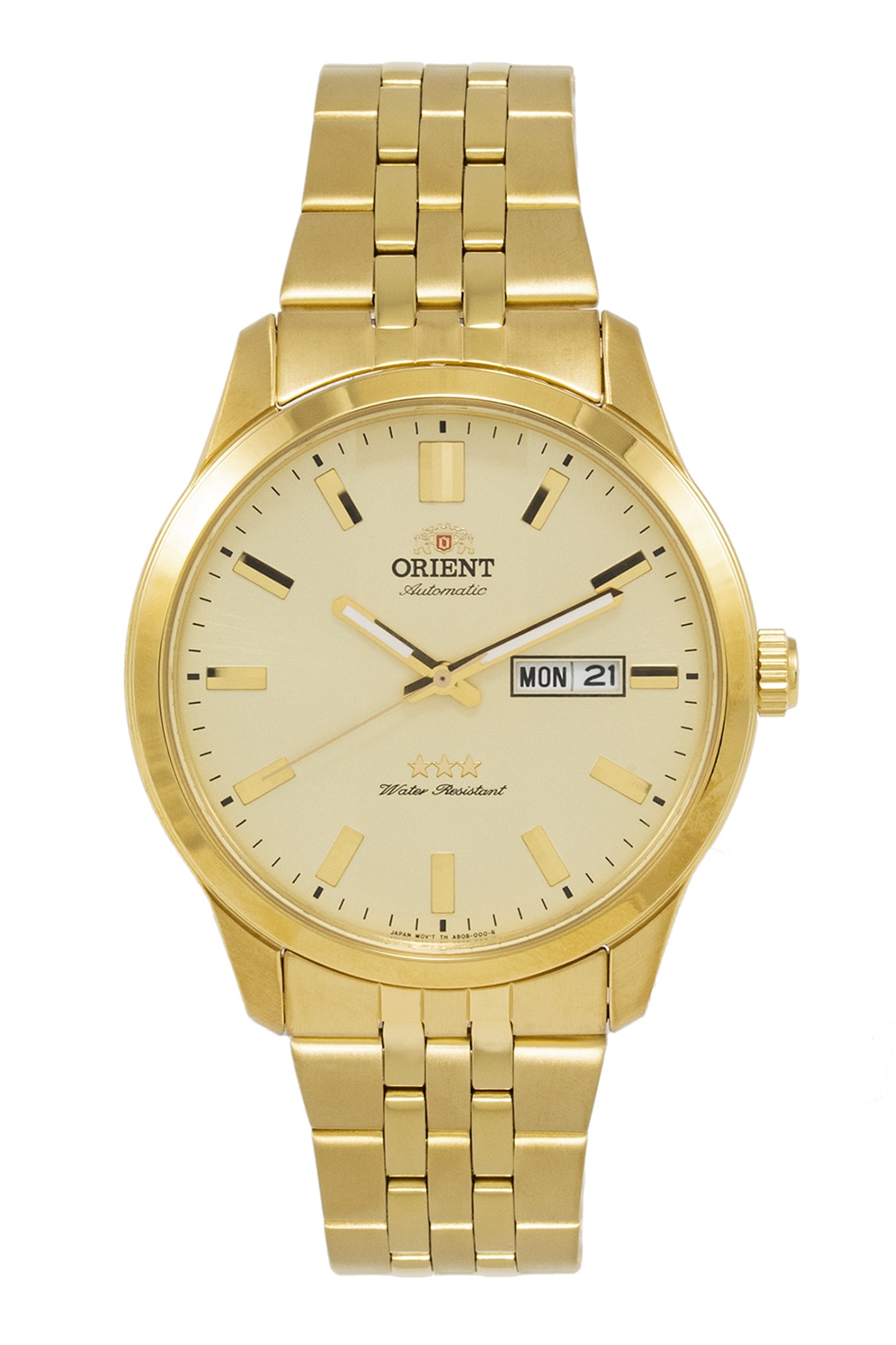 ORIENT, Ceas automatic de otel inoxidabil, Auriu