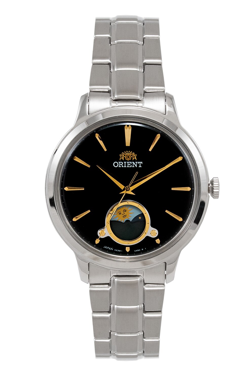 ORIENT, Ceas de otel inoxidabil, Argintiu/Bleumarin inchis