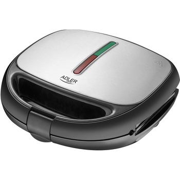Sandwich-maker multifunctional Adler AD3040, 1200W, 5-in-1, Negru/Argintiu Sandwich-maker multifunctional Adler AD3040, 1200W, 5-in-1, Negru/Argintiu