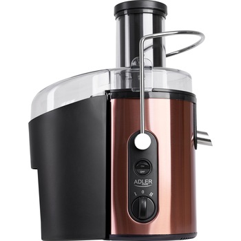 Storcator de fructe si legume Adler AD4123, 800 W, 3 viteze, recipient pulpa 2.5l, recipient suc 1.5l, Maro Storcator de fructe si legume Adler AD4123, 800 W, 3 viteze, recipient pulpa 2.5l, recipient suc 1.5l, Maro
