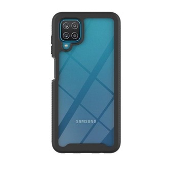 Carcasa 360 grade TECH-PROTECT Defense compatibila cu Samsung Galaxy M12 cu protectie display, Negru Carcasa 360 grade TECH-PROTECT Defense compatibila cu Samsung Galaxy M12 cu protectie display, Negru