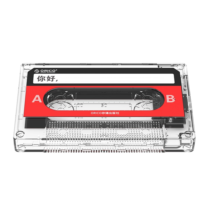 Rack extern SATA 2.5 inch HDD Orico, 5Gbps, 4TB, USB 3.0, Transparent