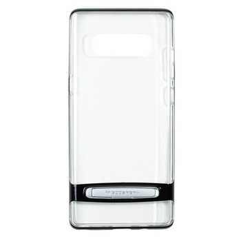Husa stand pentru Samsung Galaxy S8 Plus Transparent Neagra Husa stand pentru Samsung Galaxy S8 Plus Transparent Neagra
