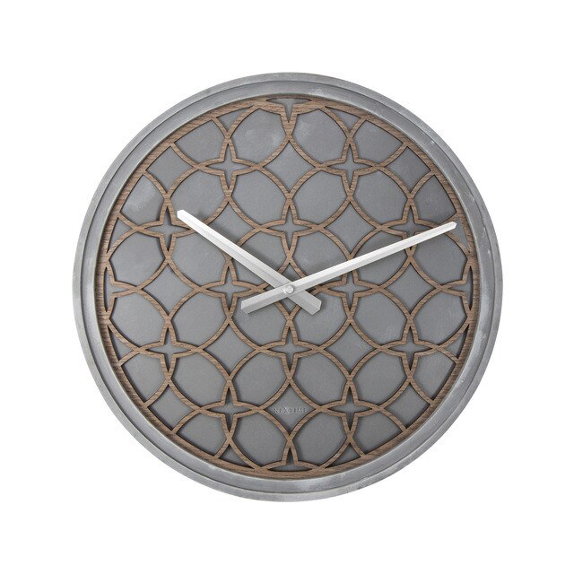 Ceas de perete Nextime 35x35 cm, matuit, 'Willie'