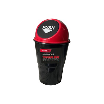 Mini cos de gunoi auto, negru/rosu, DIY3205 Mini cos de gunoi auto, negru/rosu, DIY3205