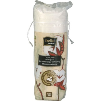 Dischete cosmetice 100% bumbac Bella Cotton BIO, 60 buc Dischete cosmetice 100% bumbac Bella Cotton BIO, 60 buc