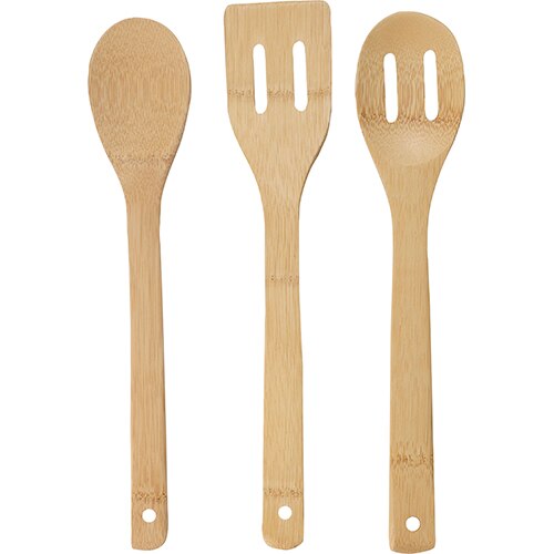 Set 3 piese ustensile bucatarie Renberg Life, bambus natural