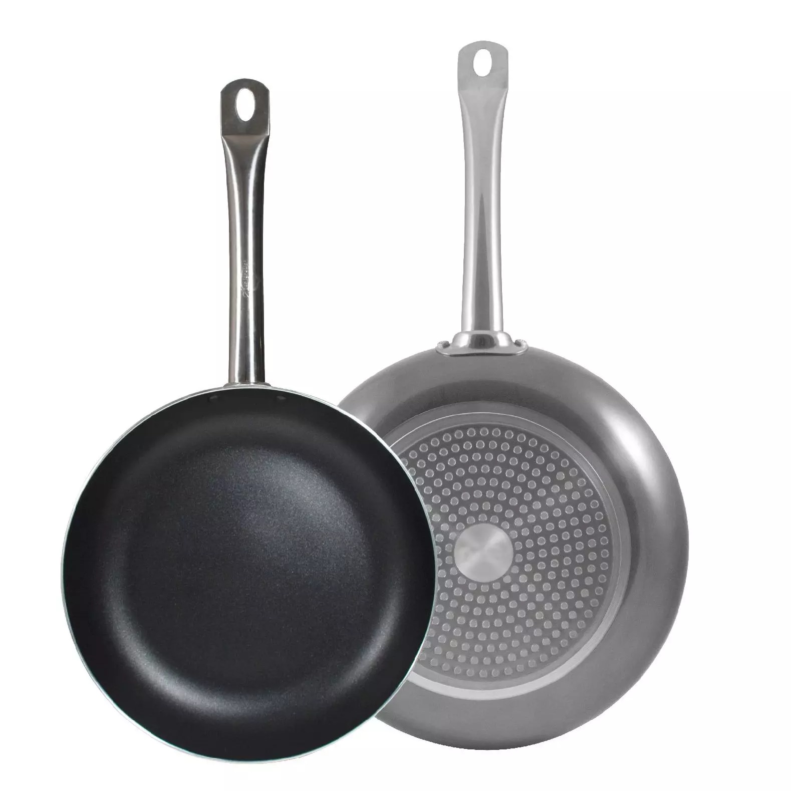 Set 2 tigai Renberg Professional Chef Platinum, aluminiu, 20/24cm