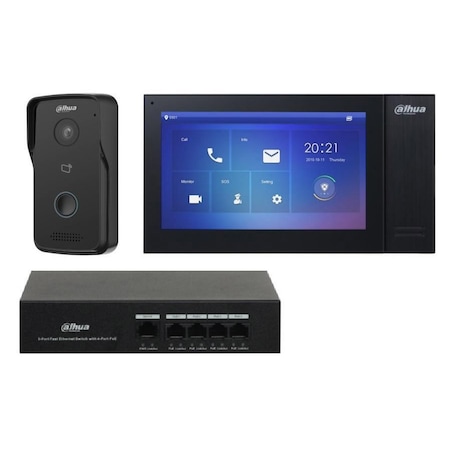 Kit video interfon Dahua