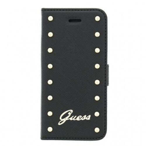 Husa Flip Guess pentru iPhone 6 Plus/ 6S Plus Negru - GUFLBKP6LSAB