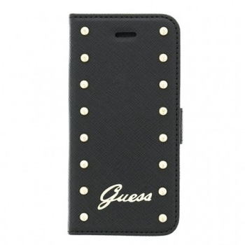 Husa Flip Guess pentru iPhone 6 Plus/ 6S Plus Negru - GUFLBKP6LSAB Husa Flip Guess pentru iPhone 6 Plus/ 6S Plus Negru - GUFLBKP6LSAB