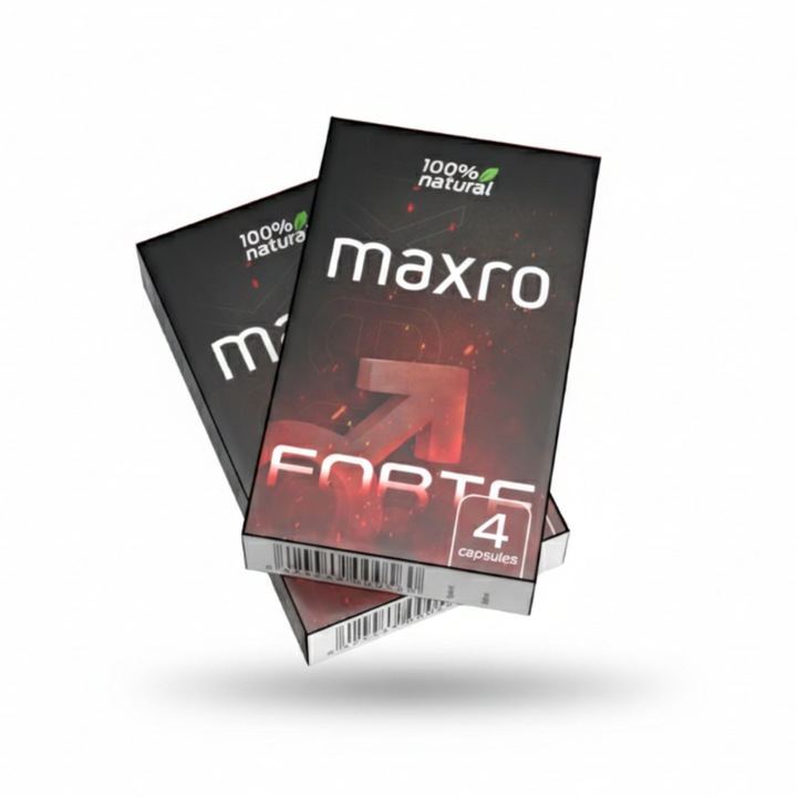 Maxro Forte - erectie & potenta | Formula 100% naturala | 4 capsule