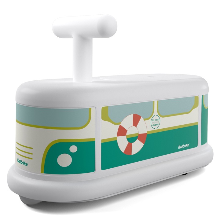 Masinuta ride-on, Italtrike, ABC La Cosa Camper, multicolor, 18 luni +