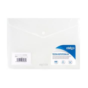 Dosar Strigo plic cu capsa si doua buzunare A4 transparent Dosar Strigo plic cu capsa si doua buzunare A4 transparent