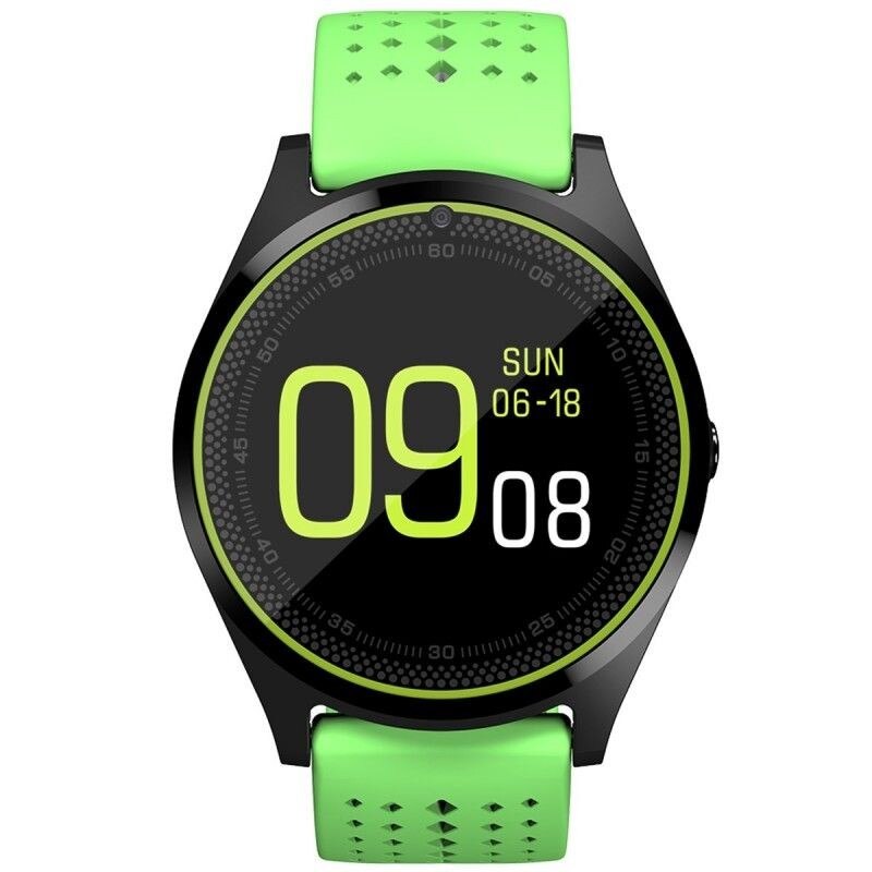 Smartwatch Bluetooth 3.0, SoVogue, camera foto 0.1MP, functie telefon, verde