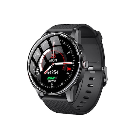 Ceas Smartwatch ZENKABEAT, Bluetooth 5.0, 1.28" FULL OLED, Apelare Bluetooth, Monitorizare Somn, Ritm Cardiac, Tensiune Arteriala, Oximetru, Pedometru, Multiple Moduri de Sport, Waterproof IP67 (Protectie Apa), Negru