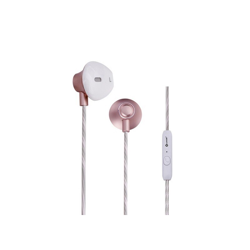 Casti cu microfon Woozik Precise Bass B900, Rose Gold