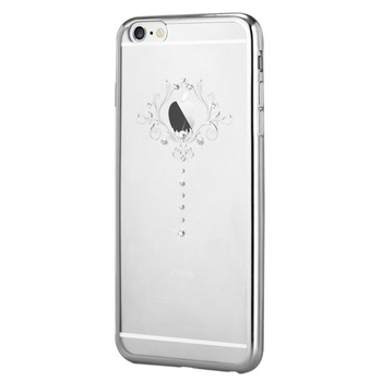Husa de protectie Devia Silicon Iris pentru iPhone 6 Plus/6s Plus, Silver Husa de protectie Devia Silicon Iris pentru iPhone 6 Plus/6s Plus, Silver