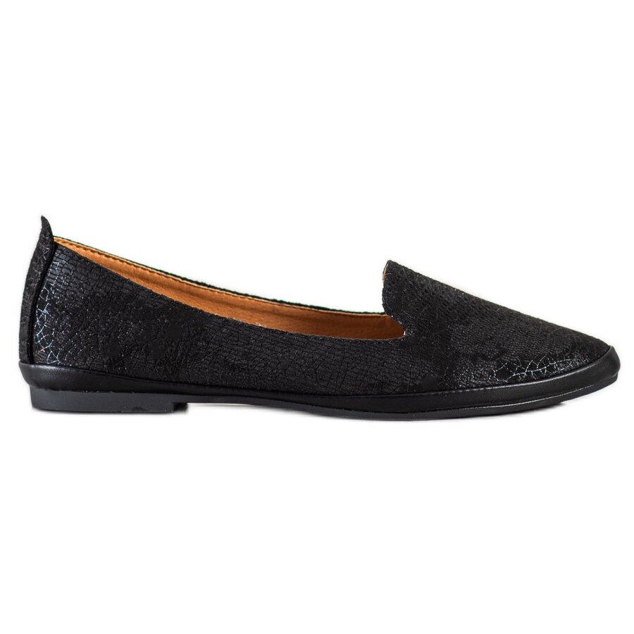 Mocasini dama Sergio Leone Negru, BM110620, 37 EU