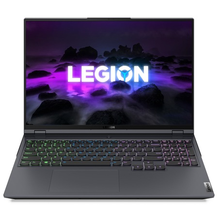 Лаптоп Lenovo Legion 5 Pro 16ITH6H с Intel Core i7-11800H (2.4-4.6GHz, 24M), 32 GB, 1TB M.2 NVMe SSD, NVIDIA RTX 3060 6GB, Windows 10 Pro, Графитеночерен