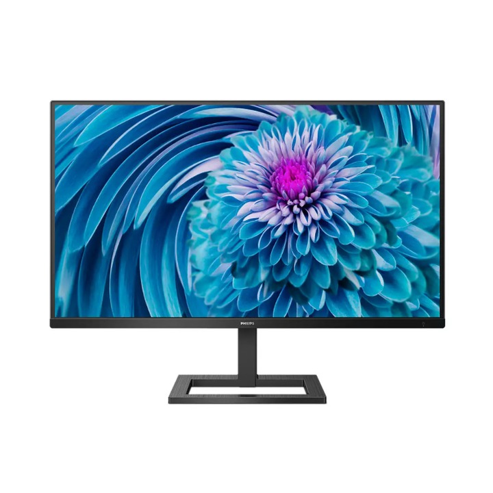 Philips monitor 4K Ultra HD E Line LCD technológia, 3840 x 2160 felbontás 28 hüvelykes képátlóval (71,1 cm), W-LED rendszer, IPS technológia, 178º/178º szög, HDMI x2, fekete