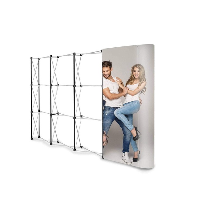 Sistem de afisare, 3 x 4 m, Gri