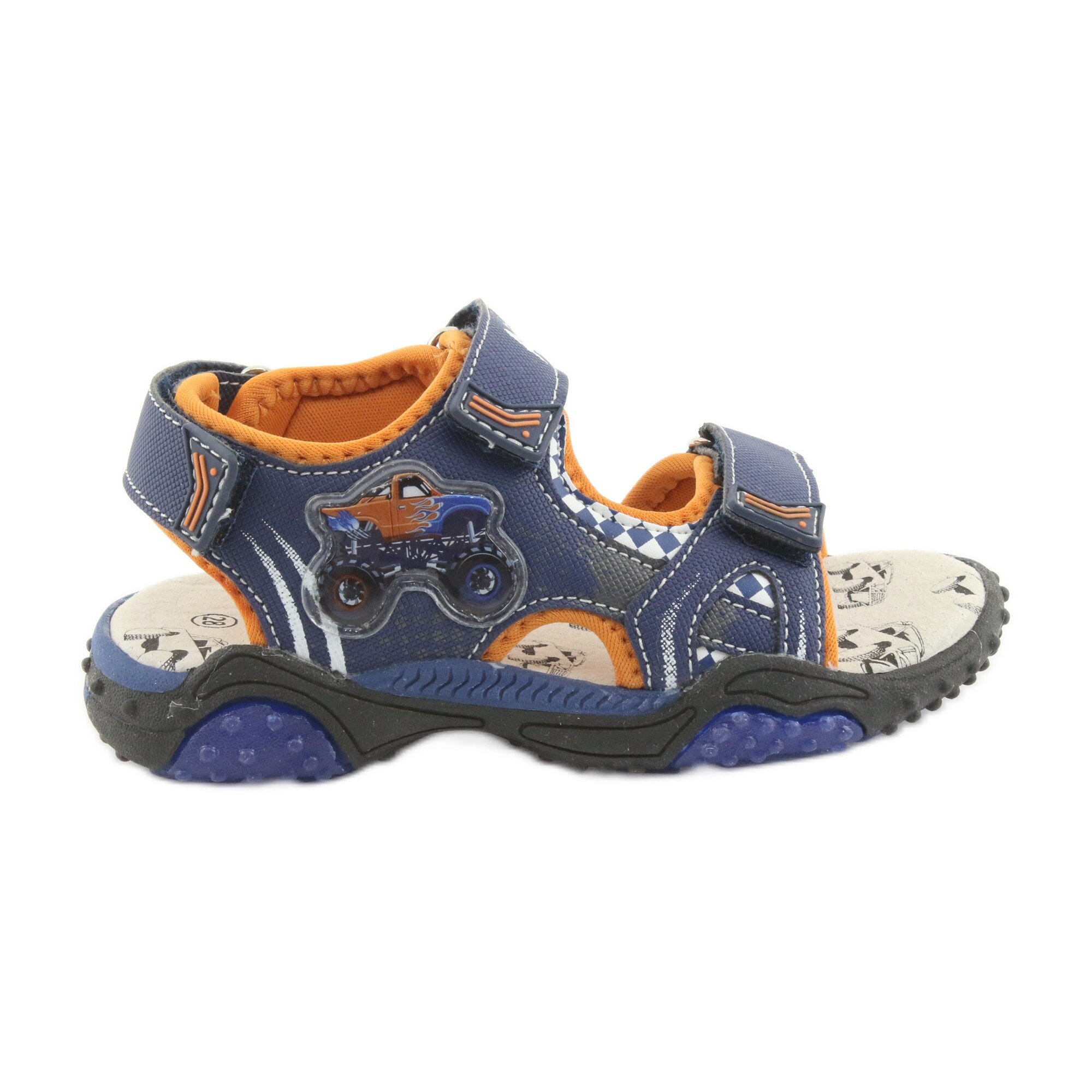 Sandale pentru copii American Club BM59662, Portocaliu