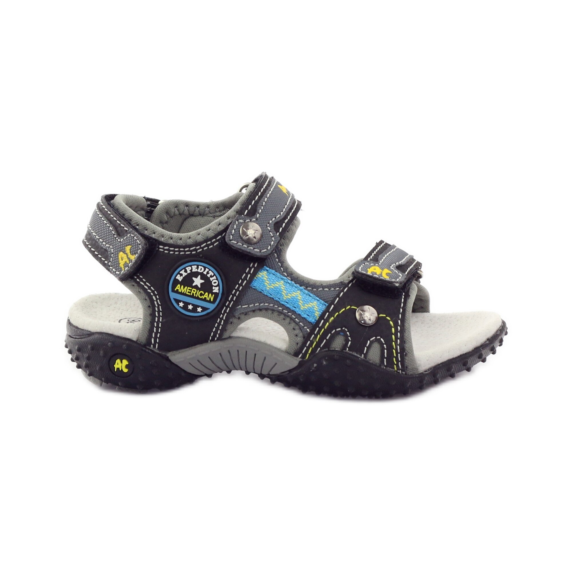 Sandale pentru copii American Club BM16406, Galben, auriu, 30 EU