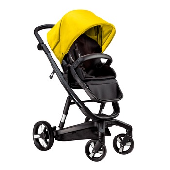 Carucior Bebumi Space Eco, Cadru Negru, Copertina Galbena, 2021 Carucior Bebumi Space Eco, Cadru Negru, Copertina Galbena, 2021