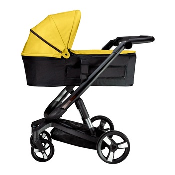 Carucior Bebumi Space Eco 2 in 1, Cadru negru, Copertina Galbena , 2021 Carucior Bebumi Space Eco 2 in 1, Cadru negru, Copertina Galbena , 2021