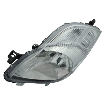 Far stanga cromat,transparent,electric (fara motor electric) bec H4Toyota Yaris 2005-2012 Far stanga cromat,transparent,electric (fara motor electric) bec H4Toyota Yaris 2005-2012