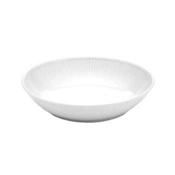Farfurie adanca din portelan, Pillivuyt Plisse, diametru 20 cm Farfurie adanca din portelan, Pillivuyt Plisse, diametru 20 cm
