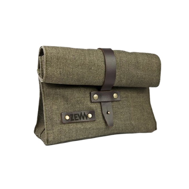 Geanta pentru cosmetice ZEW FOR MEN culoare kaki, 22 x 8 x 30.5 cm