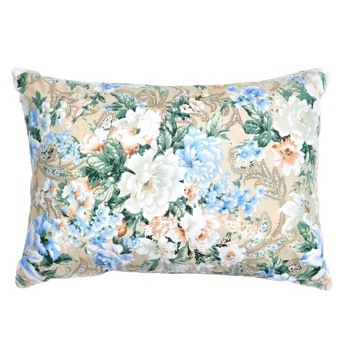 Perna puf si pana de gasca, cu imprimeu, 1200 g, verde, 50 x 70 cm Perna puf si pana de gasca, cu imprimeu, 1200 g, verde, 50 x 70 cm